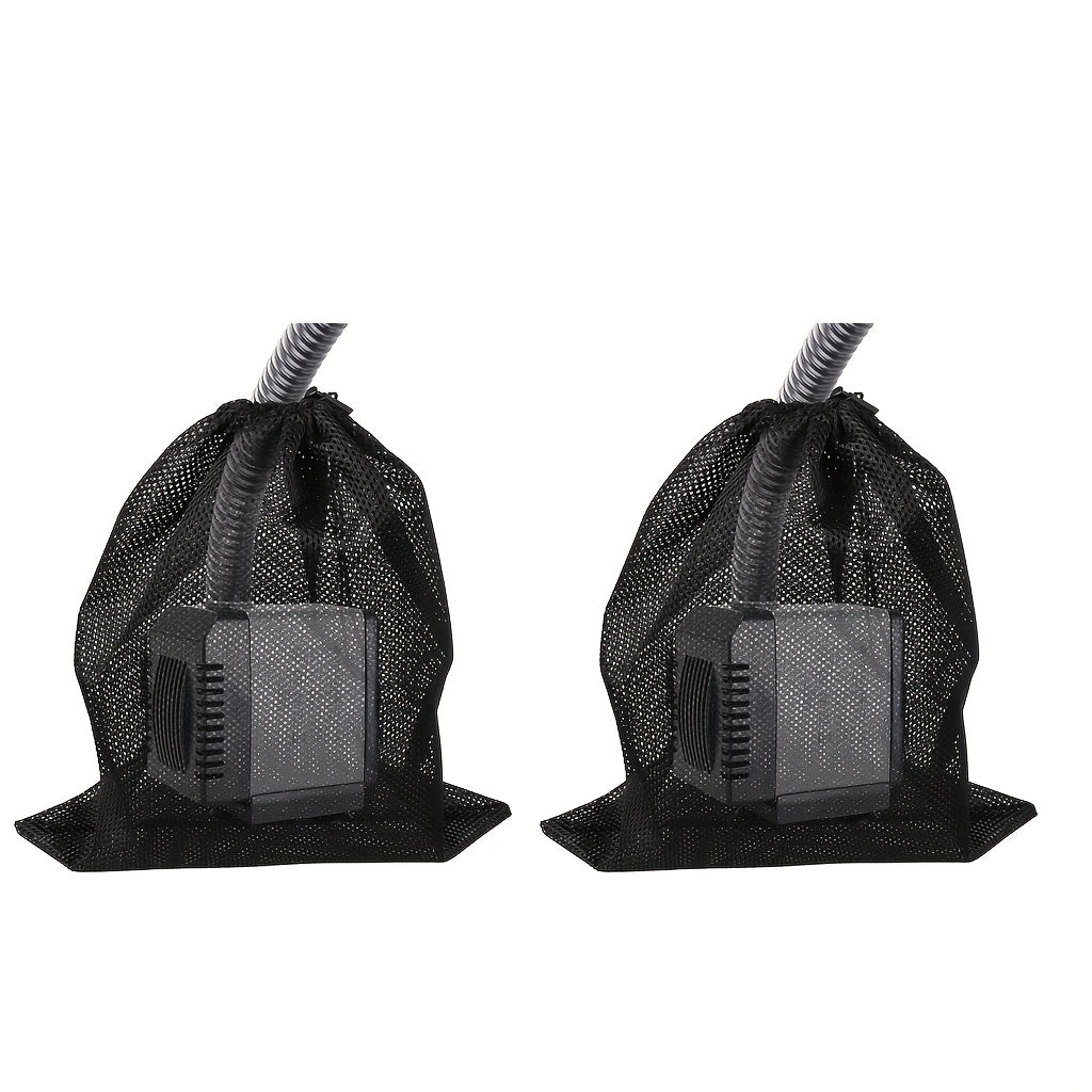 2pcs Pump Barrier Bag 30 X 40 Drawstring Pond Mesh Pump Filter Bag