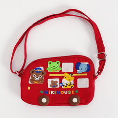 Shoulder Bag Cartoon Rabbit Bear Embroidery Crossbody Bag For Kids