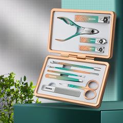 10pcs Manicure Tool Set Nail & Hair Removal Tools
