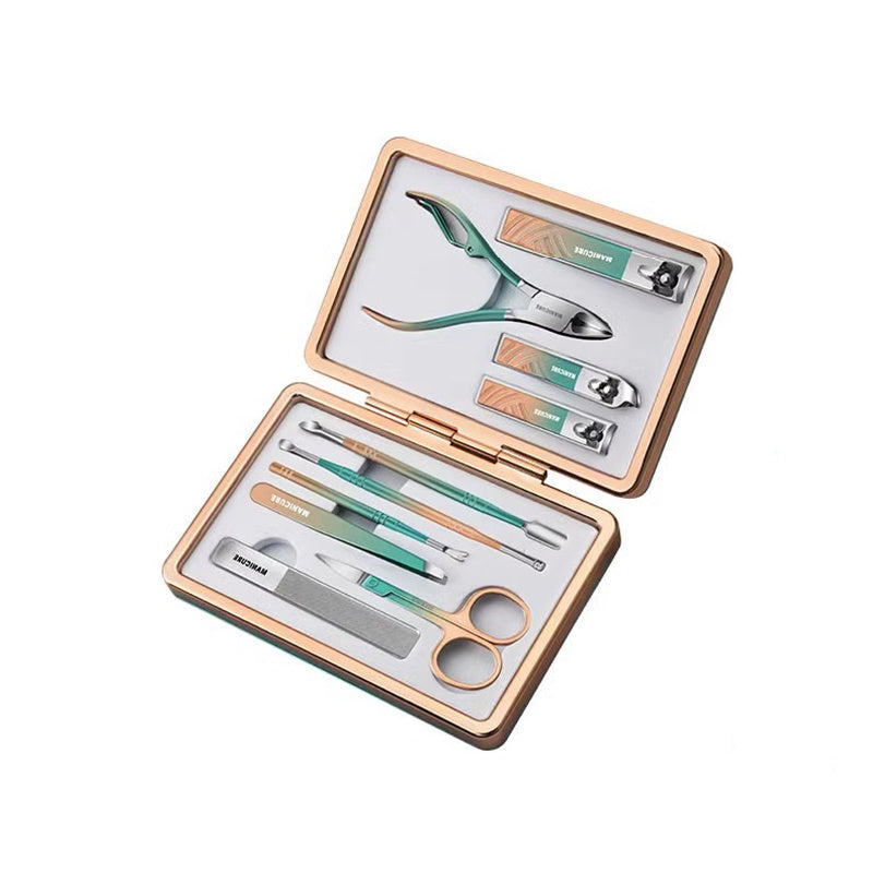 10pcs Manicure Tool Set Nail & Hair Removal Tools