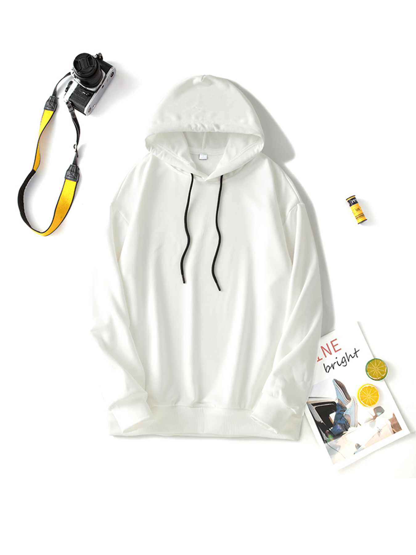 Men's Casual Hoodie Drawstring Pullover Sweatshirt
