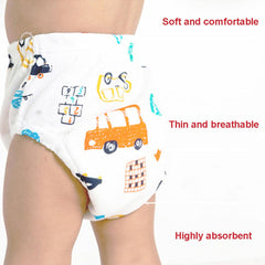 Waterproof Reusable Cotton Diapers Training Shorts Underwear Nappy