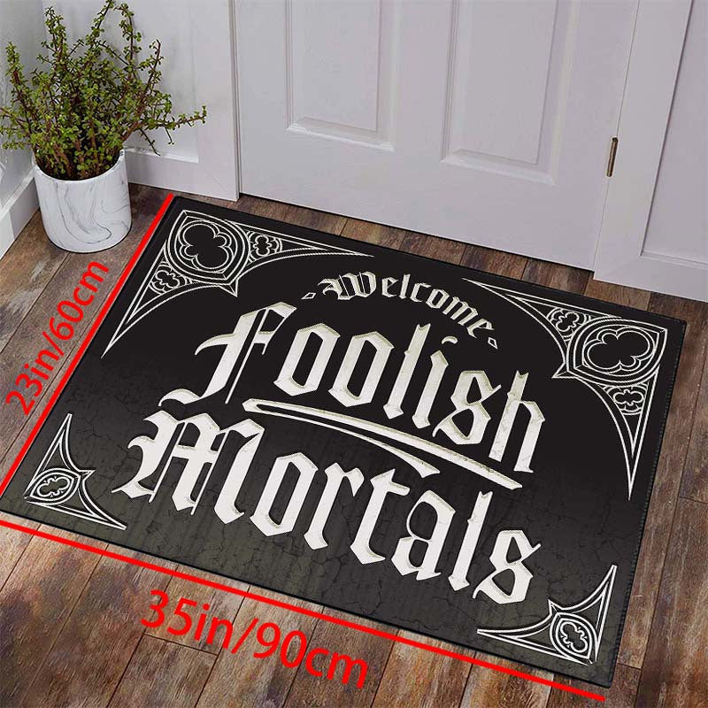 Halloween Gothic Style Rug Welcome Floor Mat Decoration