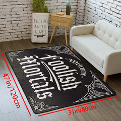 Halloween Gothic Style Rug Welcome Floor Mat Decoration