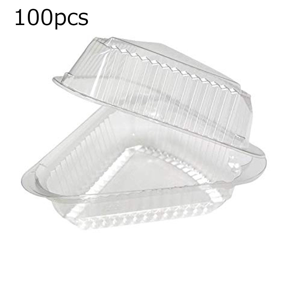 100PCS Disposable Food Storage Box for Pie Sandwich Cake Snack Pastry