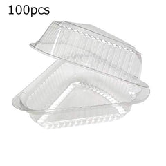 100PCS Disposable Food Storage Box for Pie Sandwich Cake Snack Pastry