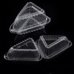 100PCS Disposable Food Storage Box for Pie Sandwich Cake Snack Pastry