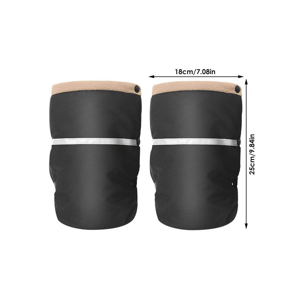 1 Pair Baby Carriage Hand Warmer Winter Extra Thick Pushchair Gloves