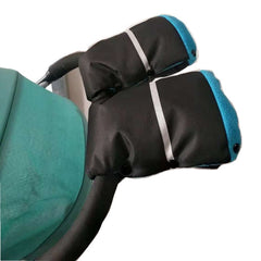 1 Pair Baby Carriage Hand Warmer Winter Extra Thick Pushchair Gloves