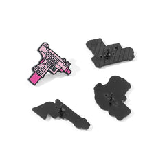 Cartoon Pistol Brooch Student Bag Accessories Brooch