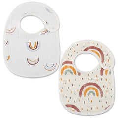 2pcs Newborn Bibs U Shape Burp Cloth Baby Bibs For Toddlers