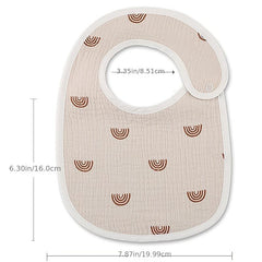 2pcs Newborn Bibs U Shape Burp Cloth Baby Bibs For Toddlers