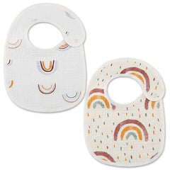 2pcs Newborn Bibs U Shape Burp Cloth Baby Bibs For Toddlers