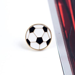 Sports Series Brooch Football Basketball Badminton Pin School Bag Clothes