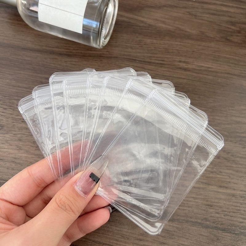 30PCS Plastic PVC Sealing Bag Earring Bracelet Anti Oxidation Packaging