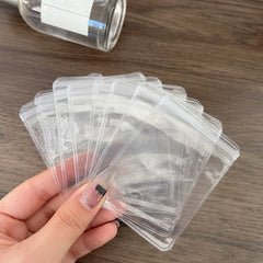 30PCS Plastic PVC Sealing Bag Earring Bracelet Anti Oxidation Packaging