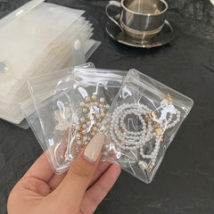 30PCS Plastic PVC Sealing Bag Earring Bracelet Anti Oxidation Packaging