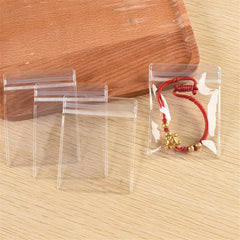 30PCS Plastic PVC Sealing Bag Earring Bracelet Anti Oxidation Packaging
