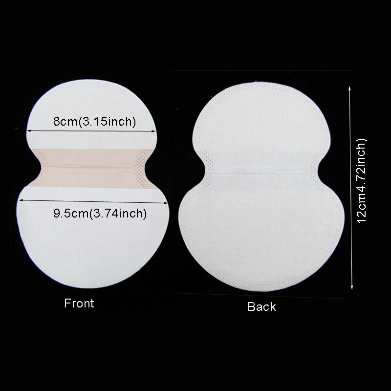 10pcs Underarm Sweat Absorbent Patches Disposable - Anti Sweat Patch