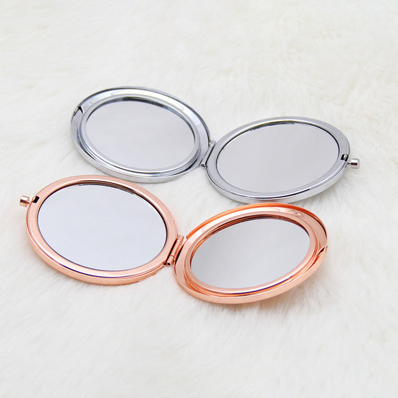 Compact Double-Sided Travel Makeup Mirror