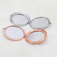 Compact Double-Sided Travel Makeup Mirror