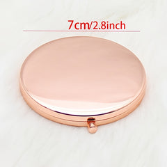 Compact Double-Sided Travel Makeup Mirror