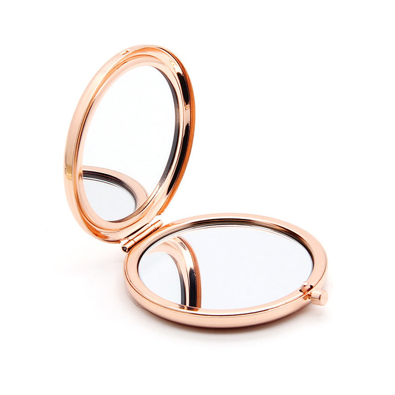 Compact Double-Sided Travel Makeup Mirror