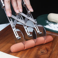 Pastry Cutter With Handle - Multipurpose Rolling Pizza Dough Divider