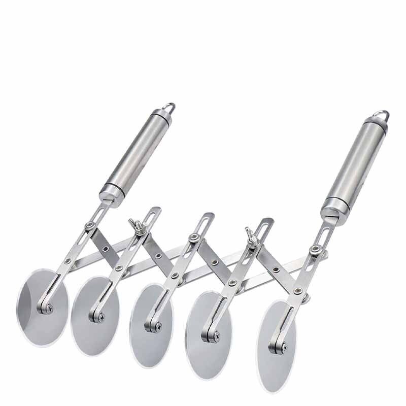 Pastry Cutter With Handle - Multipurpose Rolling Pizza Dough Divider