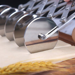 Pastry Cutter With Handle - Multipurpose Rolling Pizza Dough Divider