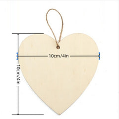 Wooden Hanging Heart Plaque Friendship Sign