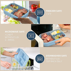 Leak Proof Bento Box Lunch Container - No BPA, Dishwasher Safe