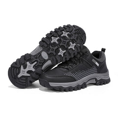 Men's Lace-Up Hiking Shoes Anti-Skid Camping Trekking