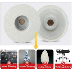 100mm 125mm Corner Grinding Wheel Felt Polishing Disc