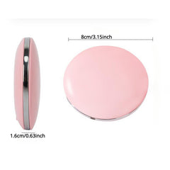 LED Vanity Mirror 2X Magnification Double Sided Foldable Makeup Mirror