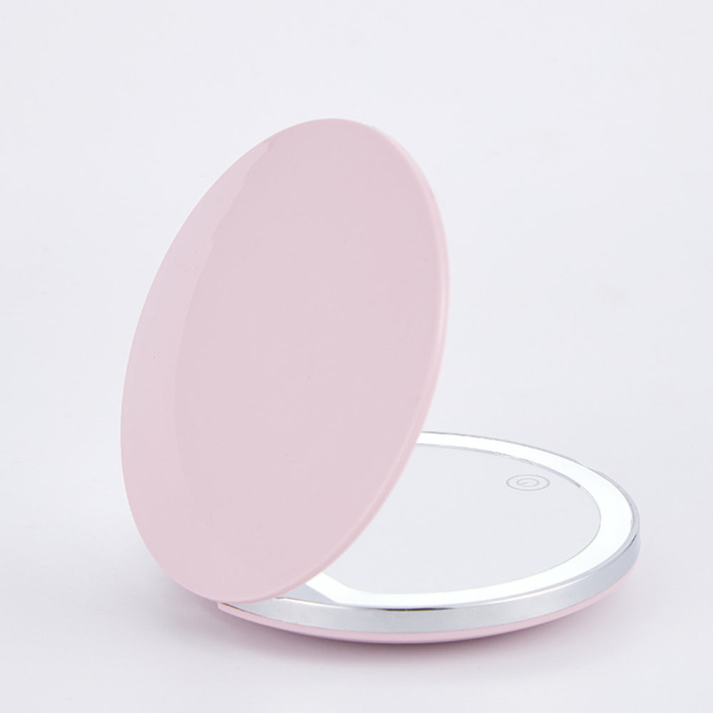 LED Vanity Mirror 2X Magnification Double Sided Foldable Makeup Mirror