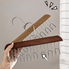 Wooden Sling Hanger Underwear Vest Storage Artifact Student Hook Underwear Rack