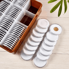 Coin Holder Capsules Storage Organizer Case Holds 84pcs Coins
