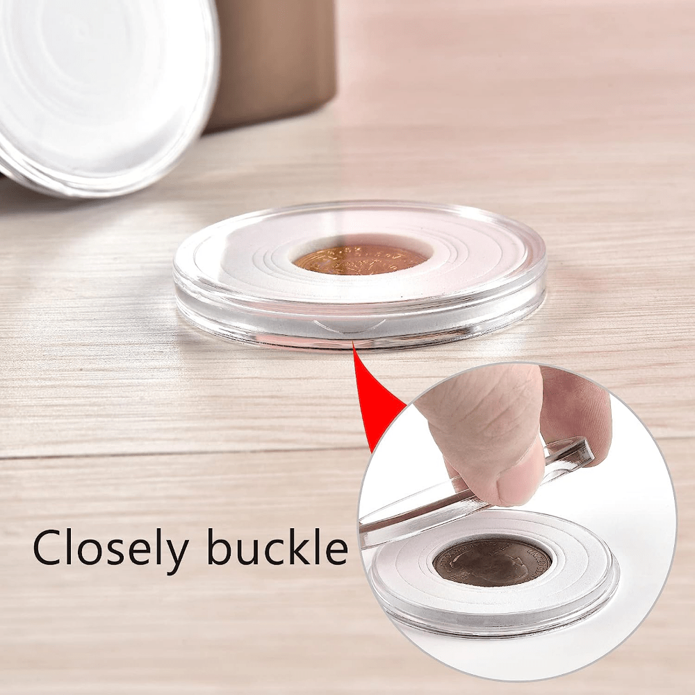 Coin Holder Capsules Storage Organizer Case Holds 84pcs Coins