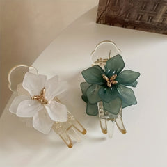 1PC Flower Hair Clip Claw Clips Hair Accessories For Girls