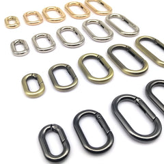 Bag Hook Buckle Denier Spring Ring O Ring Luggage Hardware Oval Carabiner