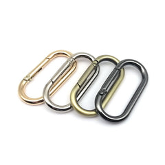 Bag Hook Buckle Denier Spring Ring O Ring Luggage Hardware Oval Carabiner
