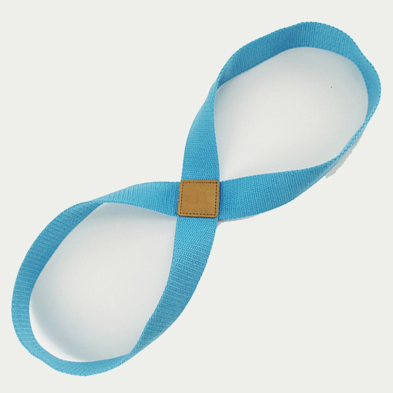 Yoga 8-Shaped Stretching Strap Resistance Rope for Fitness Training