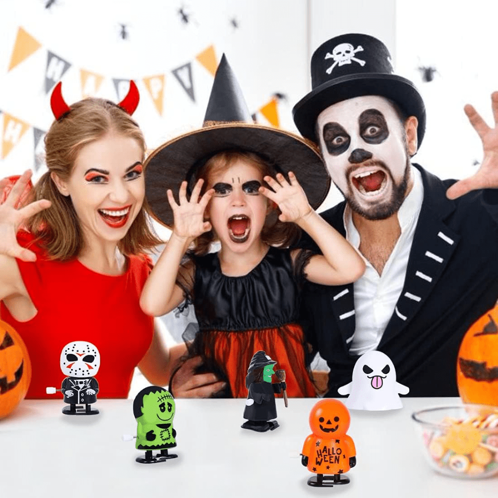 18Pcs Halloween Wind Up Toys Party Prank Assorted Toys For Kids