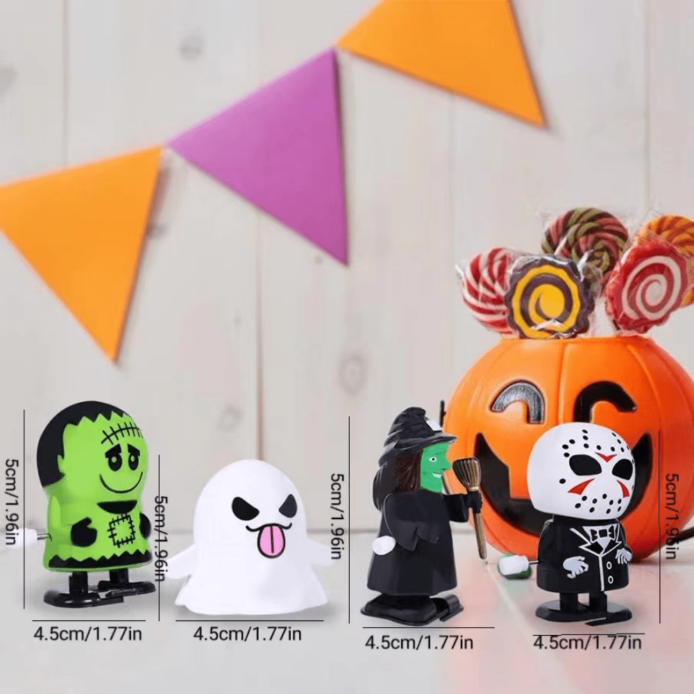18Pcs Halloween Wind Up Toys Party Prank Assorted Toys For Kids