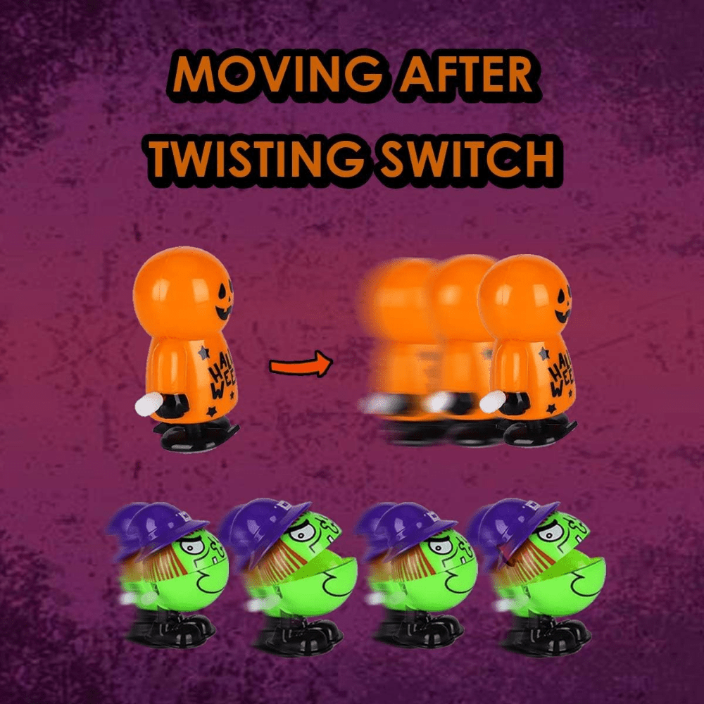 18Pcs Halloween Wind Up Toys Party Prank Assorted Toys For Kids
