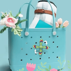 2pcs Cartoon Windmill Charms Beach Bag Tote Bag Insert