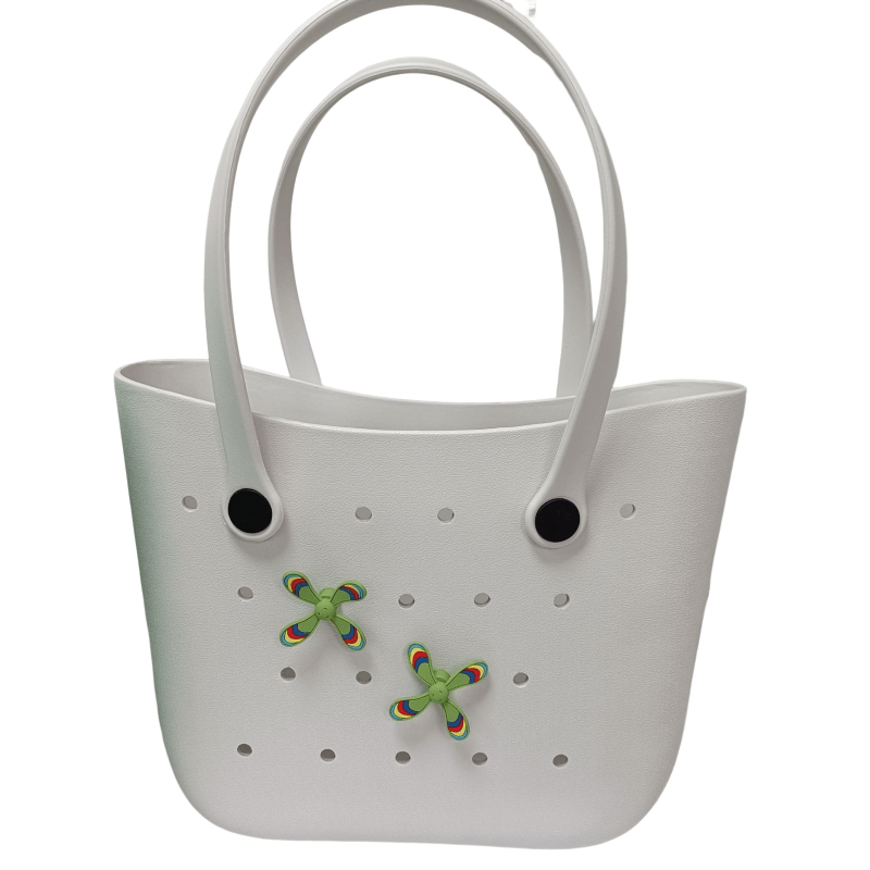 2pcs Cartoon Windmill Charms Beach Bag Tote Bag Insert