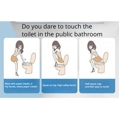 10pcs Disposable Toilet Seat Covers Waterproof Extra Large Portable Travel Essen