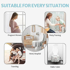 10pcs Disposable Toilet Seat Covers Waterproof Extra Large Portable Travel Essen